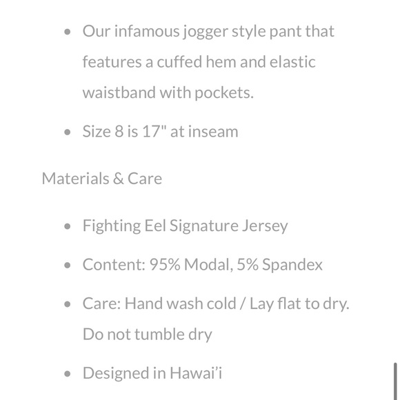 Fighting Eel Pants & Jumpsuits Fighting Eel Jogger Poshmark